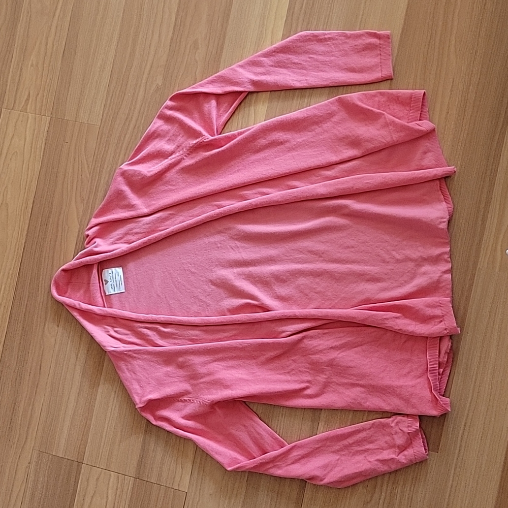 ZARA Girls Cardigan Salmon Pink Size 13-14.